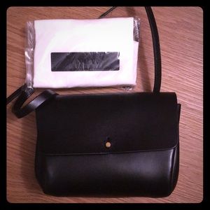 Brand New Aritzia Auxiliary Leather Crossbody Bag